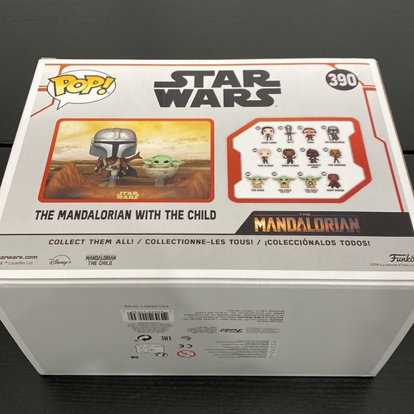 Funko Pop! Star Wars: The Mandalorian and The Child Vinyl Bobblehead Figure - Picture 13 of 13